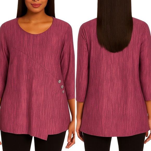 N Touch Pullover Women’s Tunic Casual Top Size 1X, Flowy and Loose Fitting - Picture 15 of 15